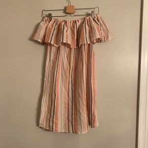 Off the Shoulder mini dress